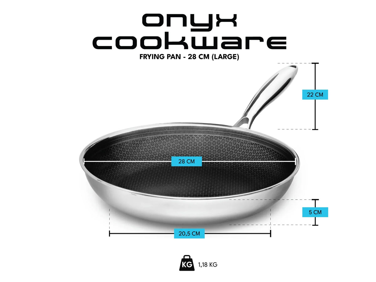 Why is a 26 cm frying pan not 26 cm at the bottom?