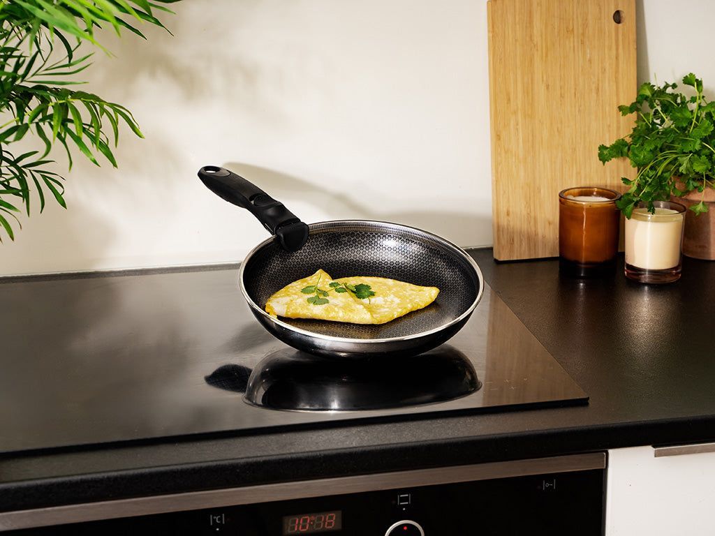 STEGEPANDESÆT MED AFTAGELIGT HÅNDTAG – 2 DELE SAUTÉ - 2