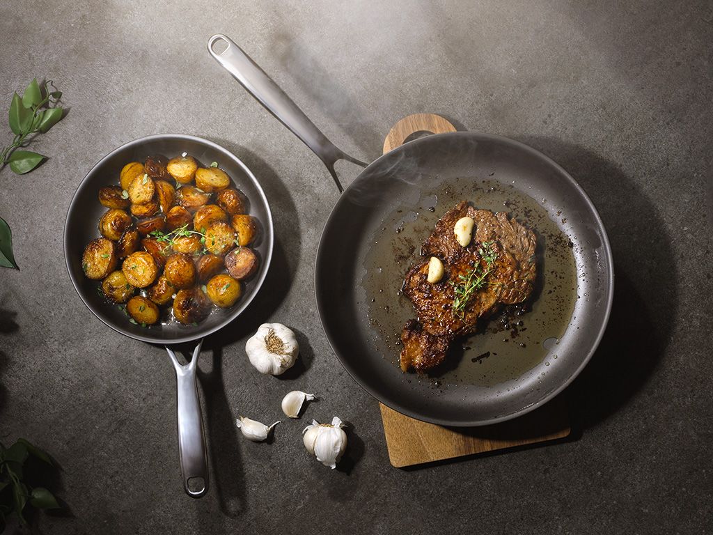 ZERO – NATURLIG NON-STICK COOKWARE-SÆT - 8-DELE - 3