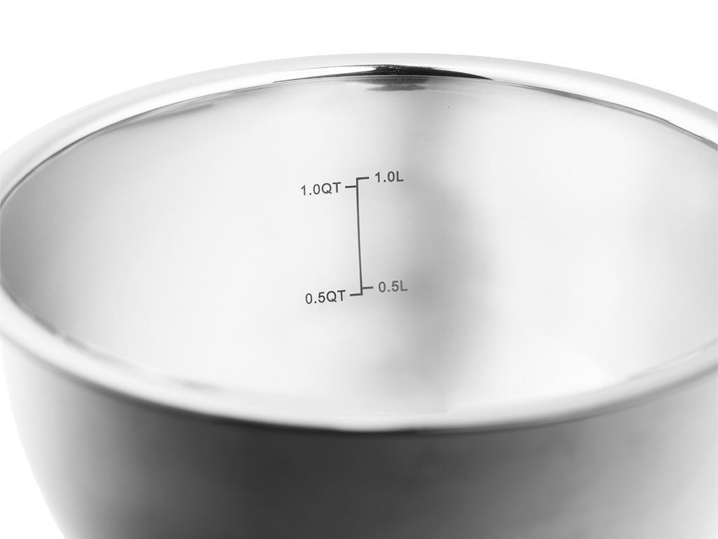 RUSTFRIT STÅL RØRESKÅL – 1500ML - 3