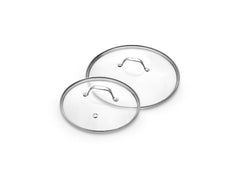 Zestaw szklanych pokrywek 26/28 cm – 2 elementy
