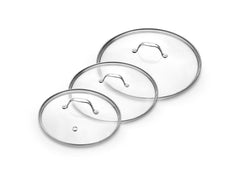Glass lid set 24/28/32 cm – 3 pieces