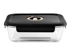 Rectangular vacuum glass container – 1480 ml