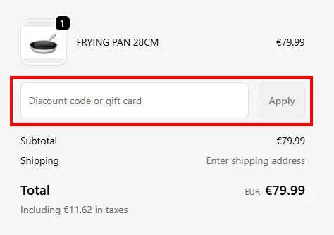 Where can I redeem my discount code?